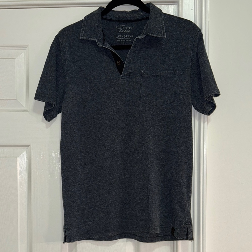 Lucky Brand Men's Black Polo Shirt